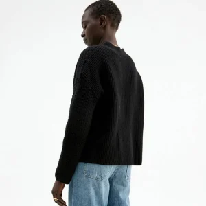 New Cardigan Med Struktur Dame Kapsel