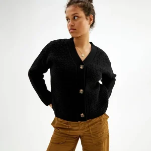 Best Sale Cardigan Med Struktur Dame Kapsel