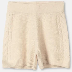 Cheap Flettestrikket Shorts I Ull Dame Kapsel