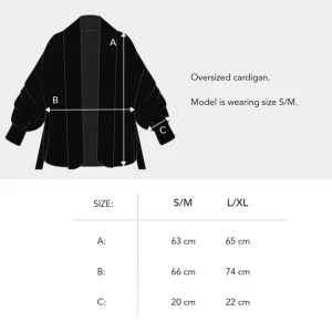 Cheap Oversized Cardigan Merinoull Dame Sommerull