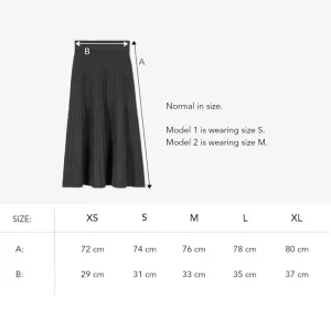 Clearance Plissert Skjørt Dame Loungewear