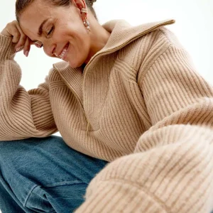 Cheap Turtleneck Zip Janka Polliani X Dame Gensere