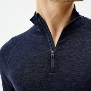 Cheap Ulltroye Herre Merinoull Zip Mann Ullundertøy